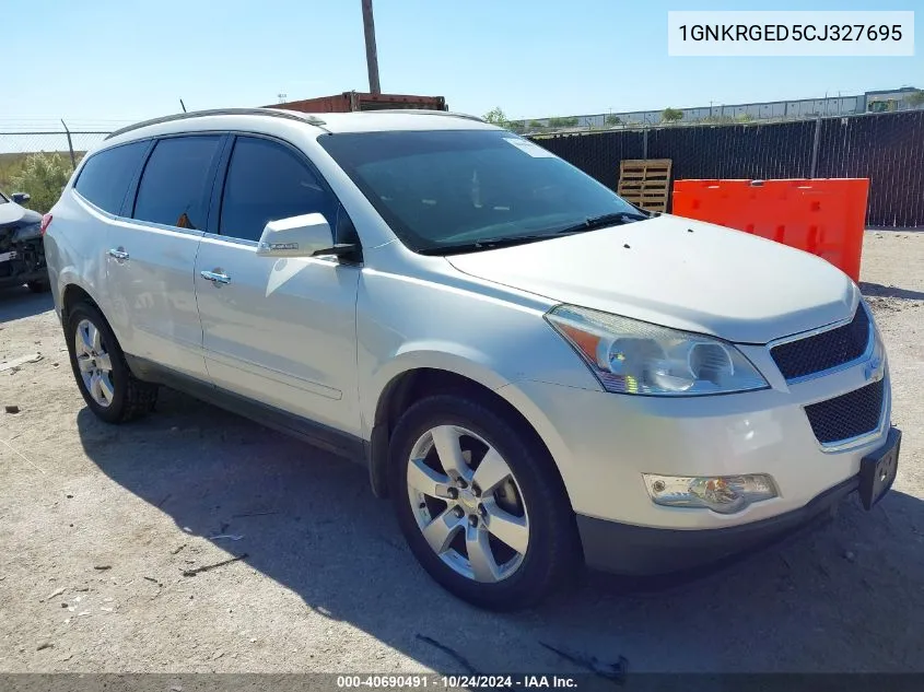 2012 Chevrolet Traverse 1Lt VIN: 1GNKRGED5CJ327695 Lot: 40690491