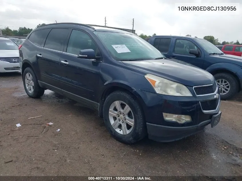 2012 Chevrolet Traverse 1Lt VIN: 1GNKRGED8CJ130956 Lot: 40713311