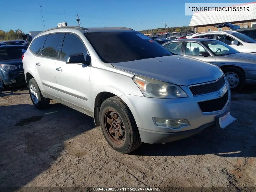 1GNKREED6CJ155519 2012 Chevrolet Traverse Ls