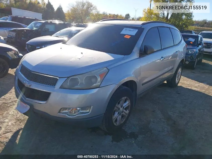 1GNKREED6CJ155519 2012 Chevrolet Traverse Ls