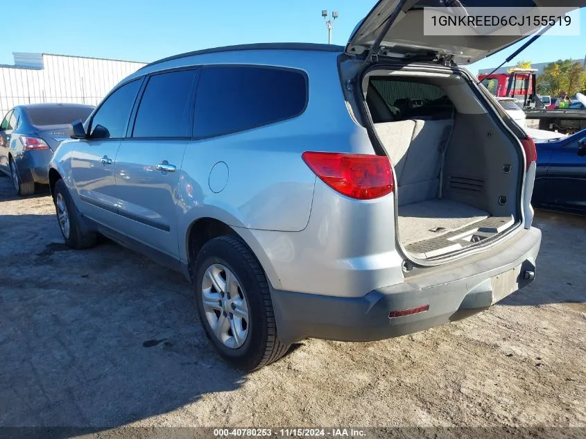 1GNKREED6CJ155519 2012 Chevrolet Traverse Ls