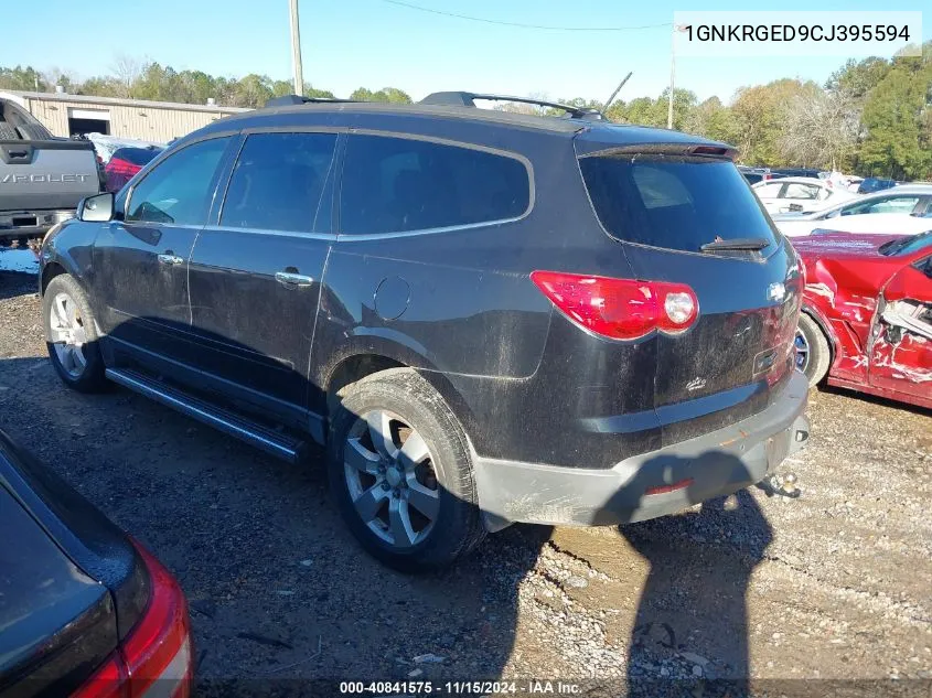 2012 Chevrolet Traverse 1Lt VIN: 1GNKRGED9CJ395594 Lot: 40841575