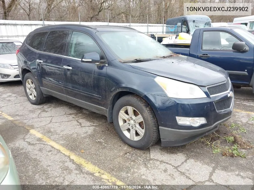 2012 Chevrolet Traverse 1Lt VIN: 1GNKVGEDXCJ239902 Lot: 40857779