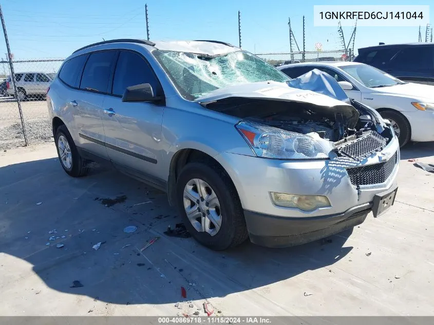 2012 Chevrolet Traverse Ls VIN: 1GNKRFED6CJ141044 Lot: 40869718