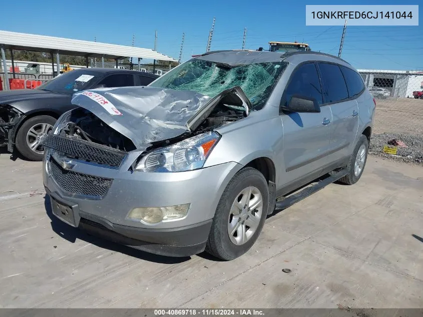 2012 Chevrolet Traverse Ls VIN: 1GNKRFED6CJ141044 Lot: 40869718