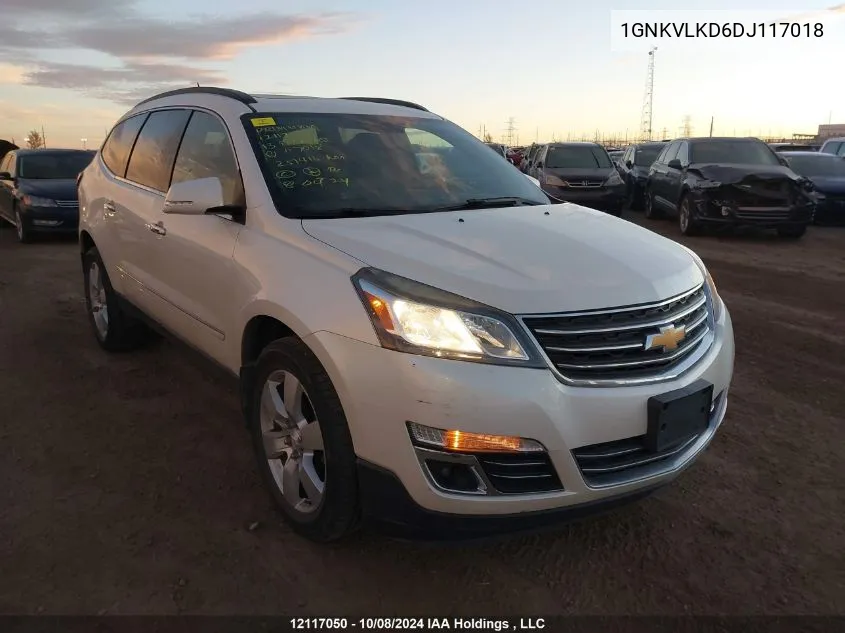 2013 Chevrolet Traverse VIN: 1GNKVLKD6DJ117018 Lot: 12117050