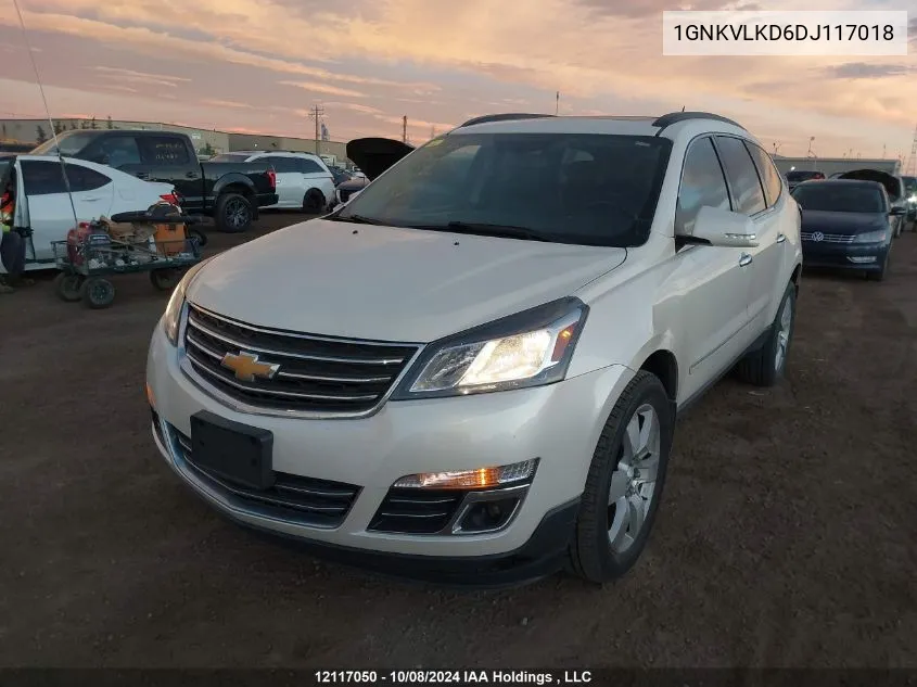 2013 Chevrolet Traverse VIN: 1GNKVLKD6DJ117018 Lot: 12117050