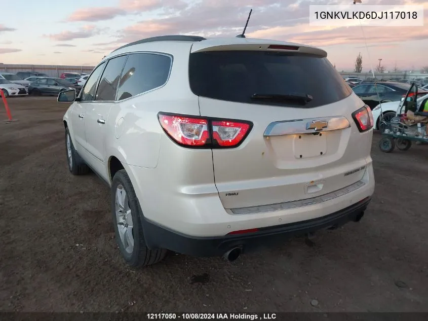 2013 Chevrolet Traverse VIN: 1GNKVLKD6DJ117018 Lot: 12117050