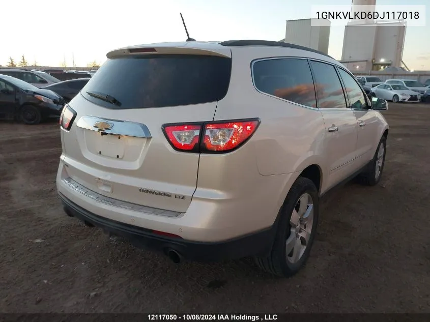 2013 Chevrolet Traverse VIN: 1GNKVLKD6DJ117018 Lot: 12117050