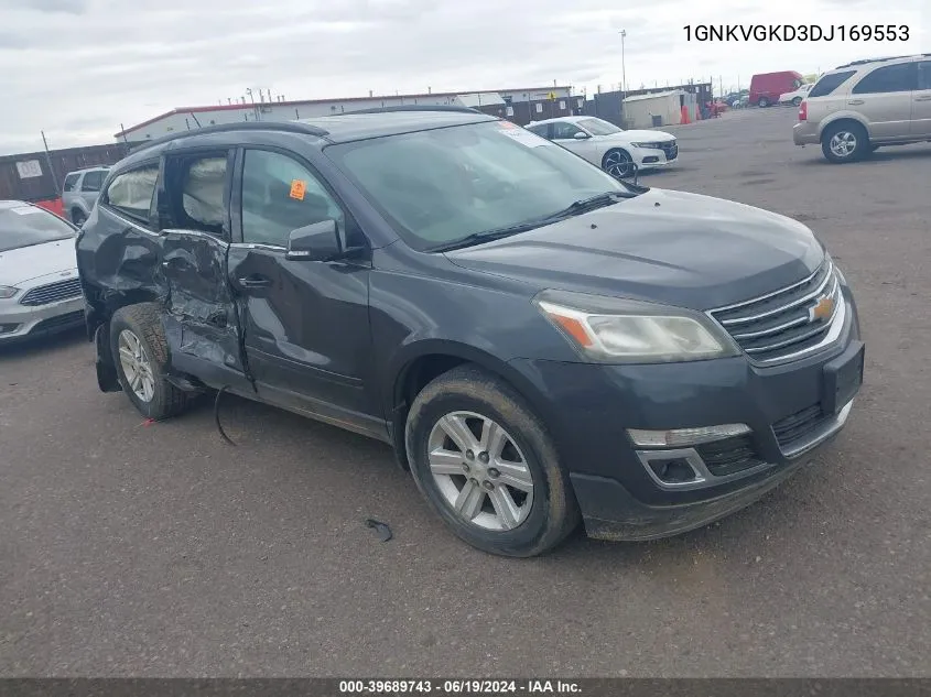 1GNKVGKD3DJ169553 2013 Chevrolet Traverse 1Lt