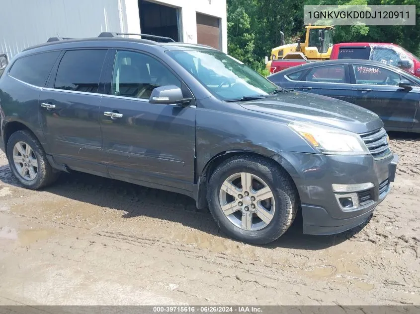 2013 Chevrolet Traverse 1Lt VIN: 1GNKVGKD0DJ120911 Lot: 39715616