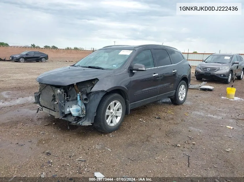 1GNKRJKD0DJ222436 2013 Chevrolet Traverse 2Lt