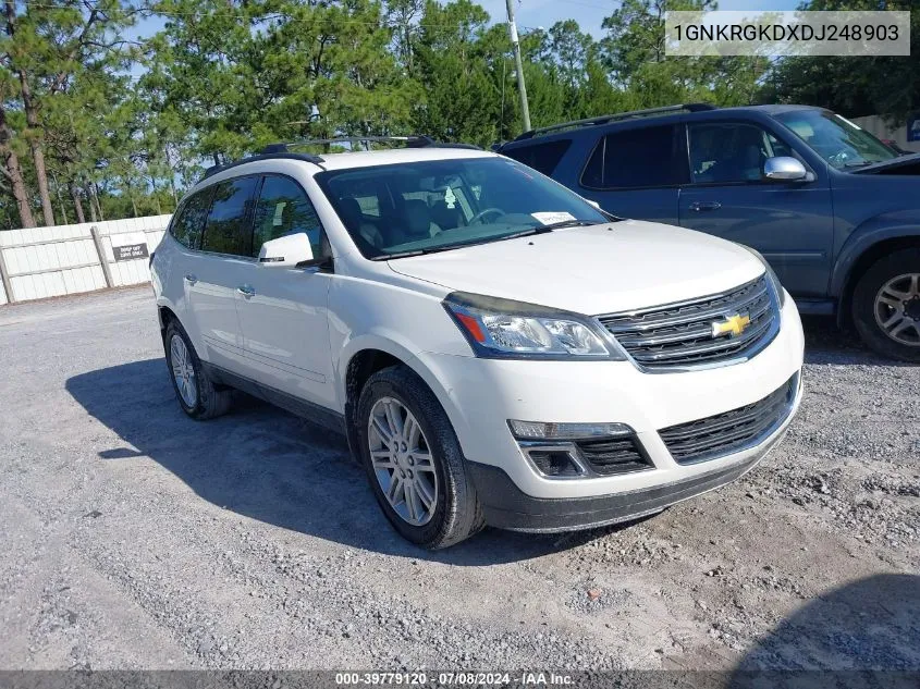 1GNKRGKDXDJ248903 2013 Chevrolet Traverse 1Lt