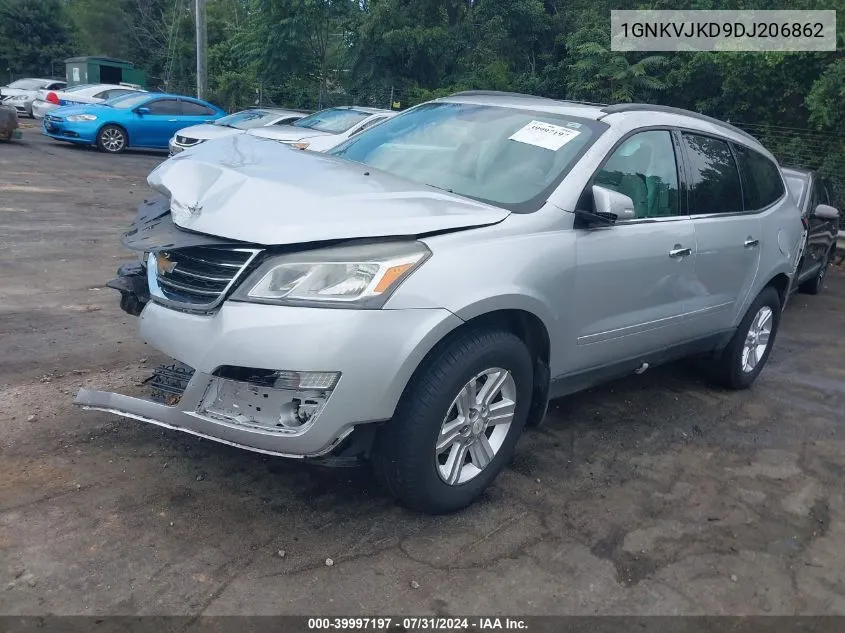 2013 Chevrolet Traverse 2Lt VIN: 1GNKVJKD9DJ206862 Lot: 39997197