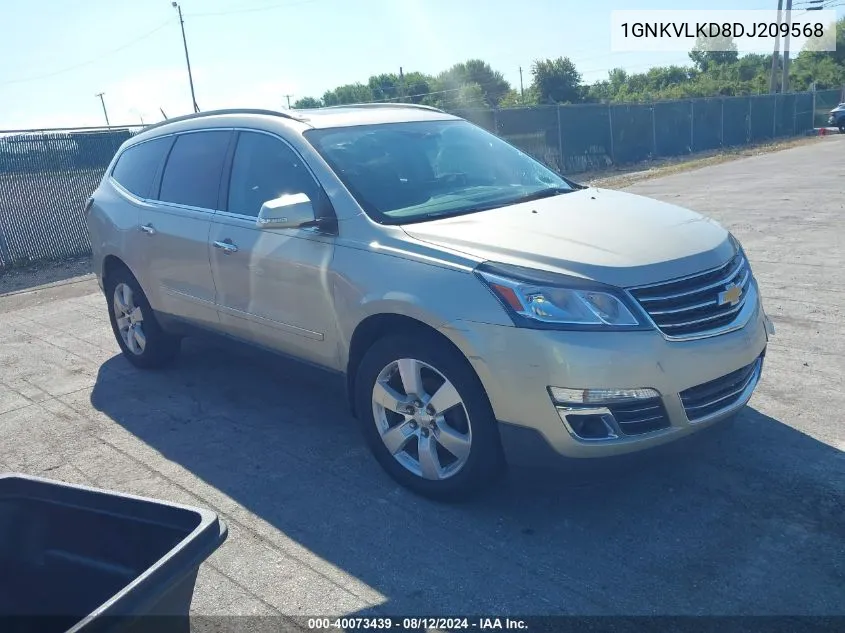 2013 Chevrolet Traverse Ltz VIN: 1GNKVLKD8DJ209568 Lot: 40073439