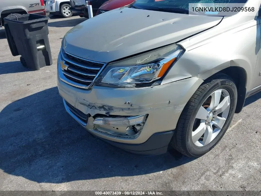 2013 Chevrolet Traverse Ltz VIN: 1GNKVLKD8DJ209568 Lot: 40073439