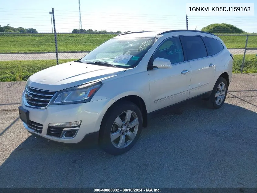 2013 Chevrolet Traverse Ltz VIN: 1GNKVLKD5DJ159163 Lot: 40083932