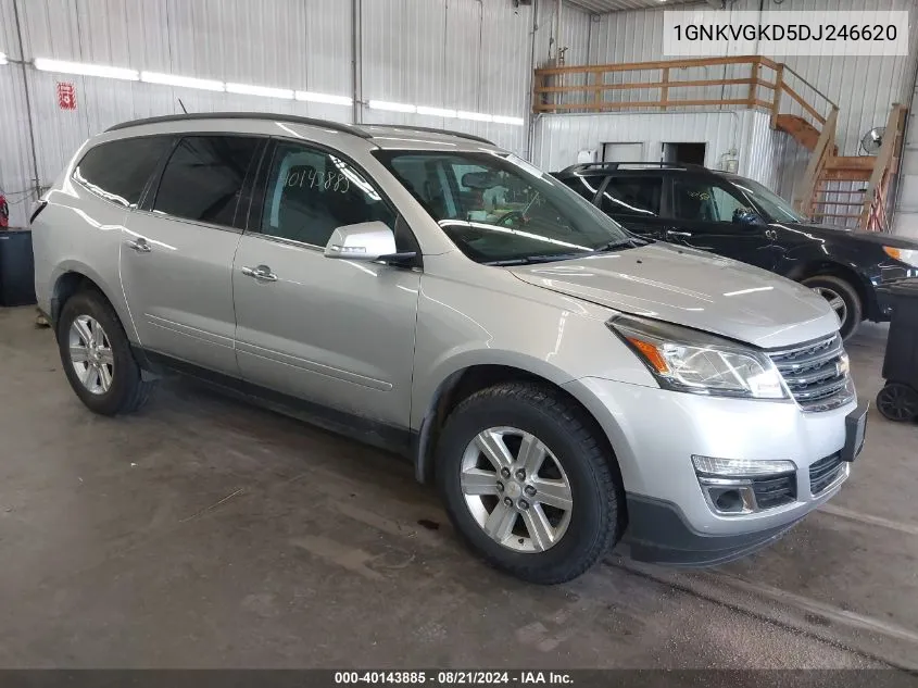 2013 Chevrolet Traverse Lt VIN: 1GNKVGKD5DJ246620 Lot: 40143885