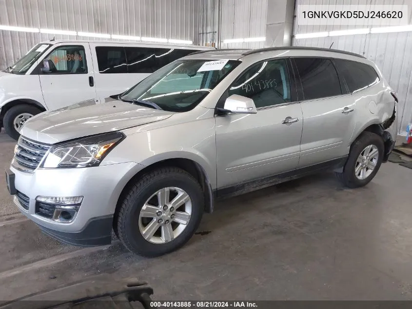 2013 Chevrolet Traverse Lt VIN: 1GNKVGKD5DJ246620 Lot: 40143885