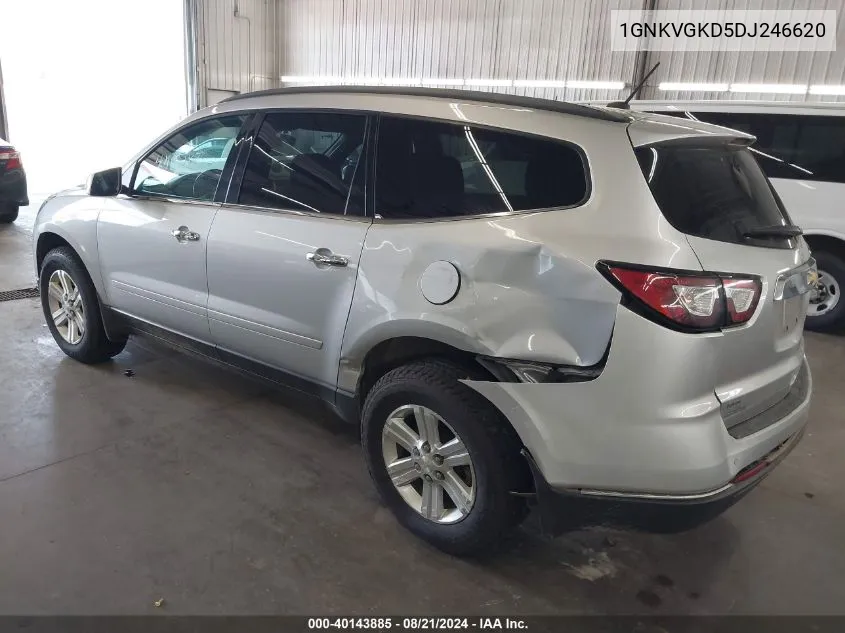 2013 Chevrolet Traverse Lt VIN: 1GNKVGKD5DJ246620 Lot: 40143885