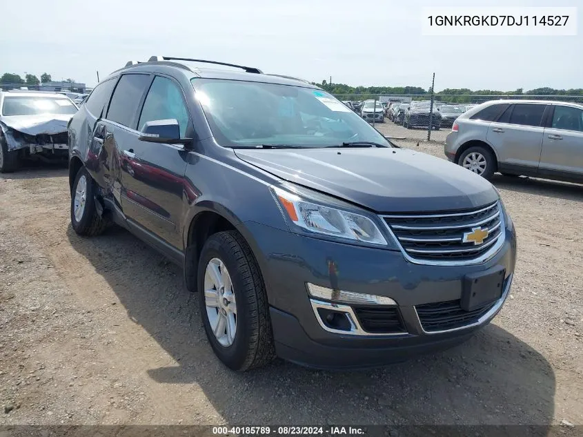 2013 Chevrolet Traverse 1Lt VIN: 1GNKRGKD7DJ114527 Lot: 40185789