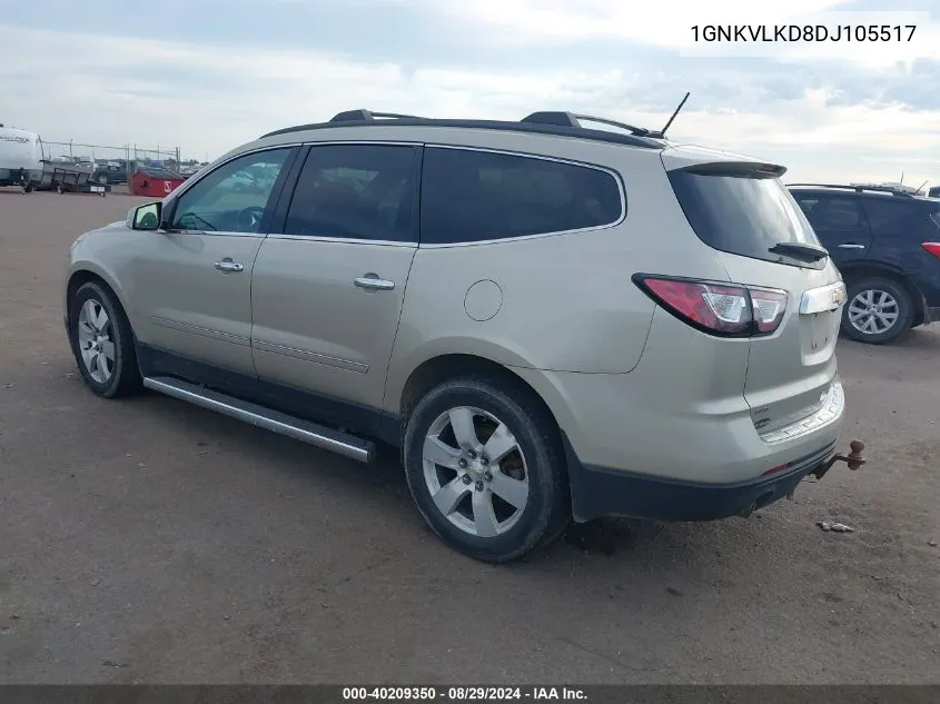 1GNKVLKD8DJ105517 2013 Chevrolet Traverse Ltz