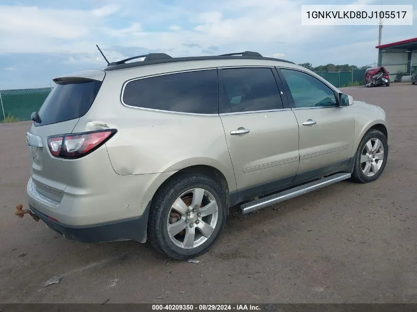 1GNKVLKD8DJ105517 2013 Chevrolet Traverse Ltz