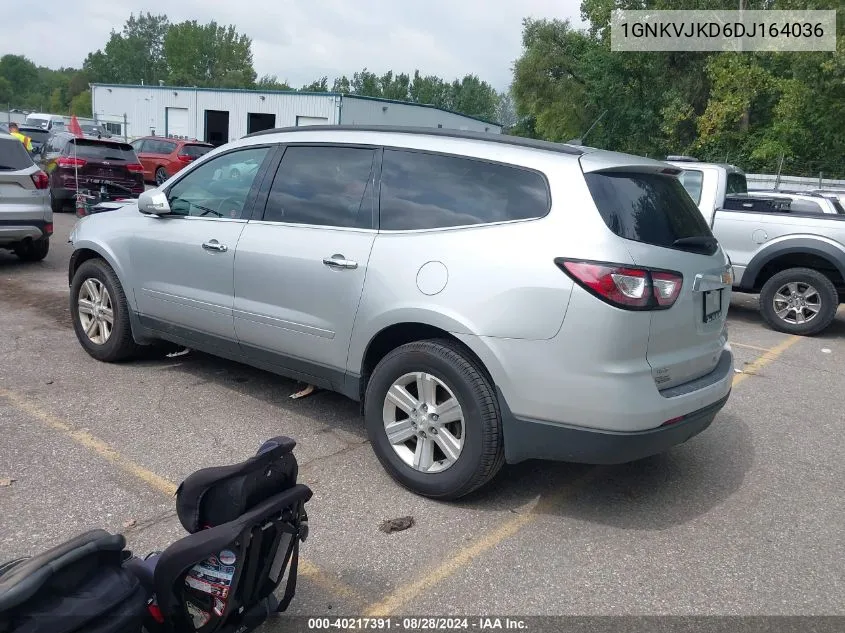 1GNKVJKD6DJ164036 2013 Chevrolet Traverse 2Lt