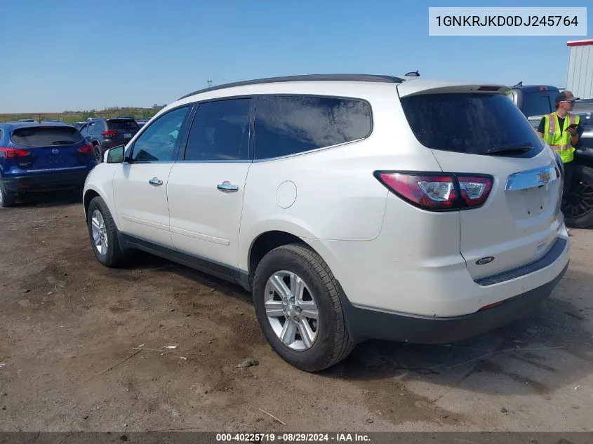 1GNKRJKD0DJ245764 2013 Chevrolet Traverse 2Lt