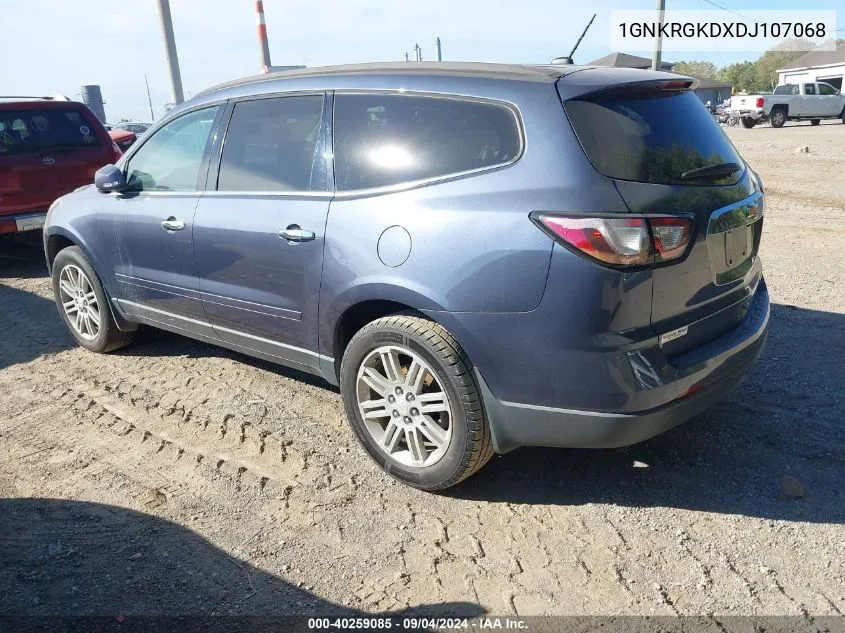 1GNKRGKDXDJ107068 2013 Chevrolet Traverse Lt