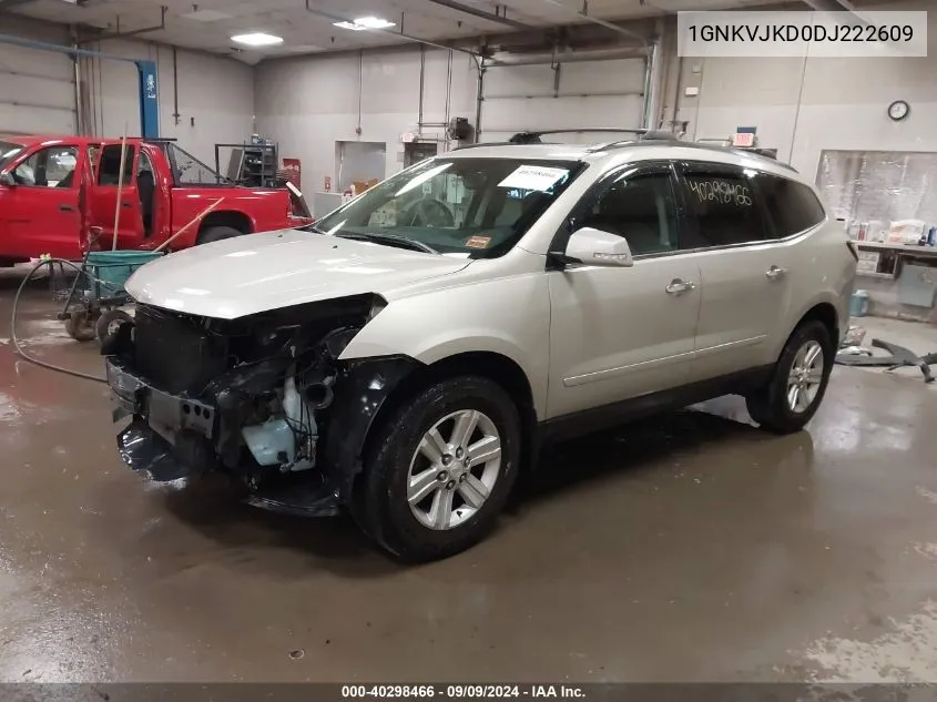 2013 Chevrolet Traverse 2Lt VIN: 1GNKVJKD0DJ222609 Lot: 40298466