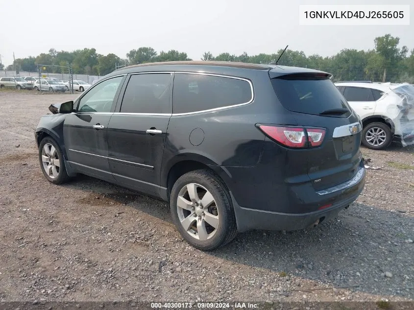 1GNKVLKD4DJ265605 2013 Chevrolet Traverse Ltz