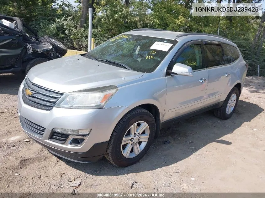 1GNKRJKD5DJ239426 2013 Chevrolet Traverse 2Lt