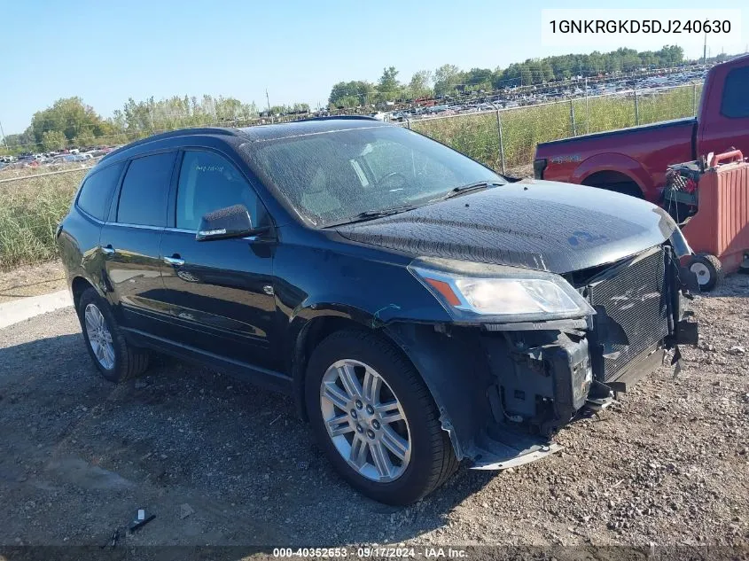 2013 Chevrolet Traverse Lt VIN: 1GNKRGKD5DJ240630 Lot: 40352653