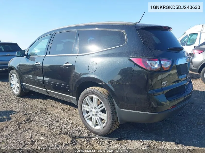 2013 Chevrolet Traverse Lt VIN: 1GNKRGKD5DJ240630 Lot: 40352653