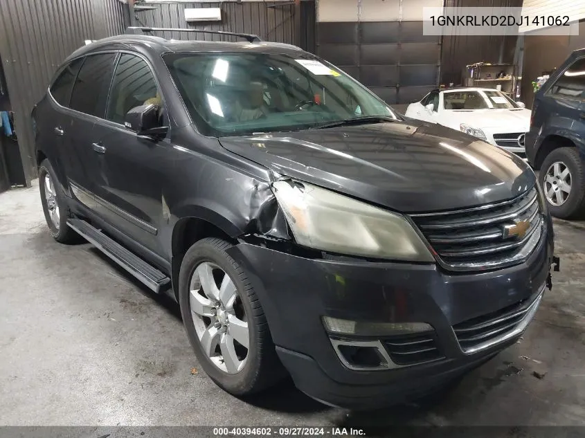 1GNKRLKD2DJ141062 2013 Chevrolet Traverse Ltz