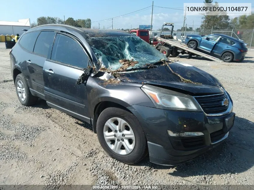 2013 Chevrolet Traverse Ls VIN: 1GNKRFED9DJ104877 Lot: 40542899