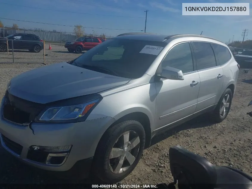 2013 Chevrolet Traverse Lt VIN: 1GNKVGKD2DJ157880 Lot: 40609143