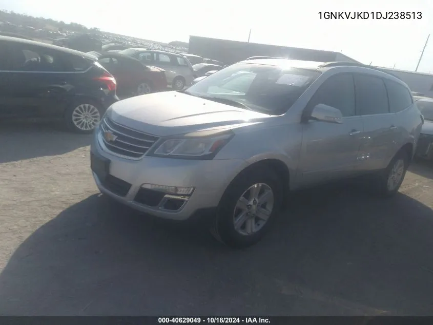 2013 Chevrolet Traverse 2Lt VIN: 1GNKVJKD1DJ238513 Lot: 40629049