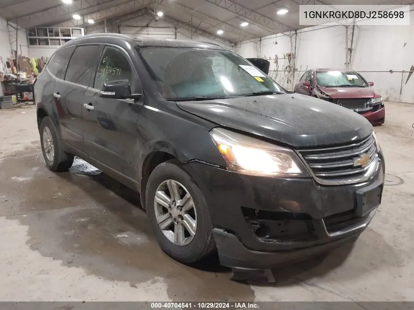 2013 Chevrolet Traverse 1Lt VIN: 1GNKRGKD8DJ258698 Lot: 40704541