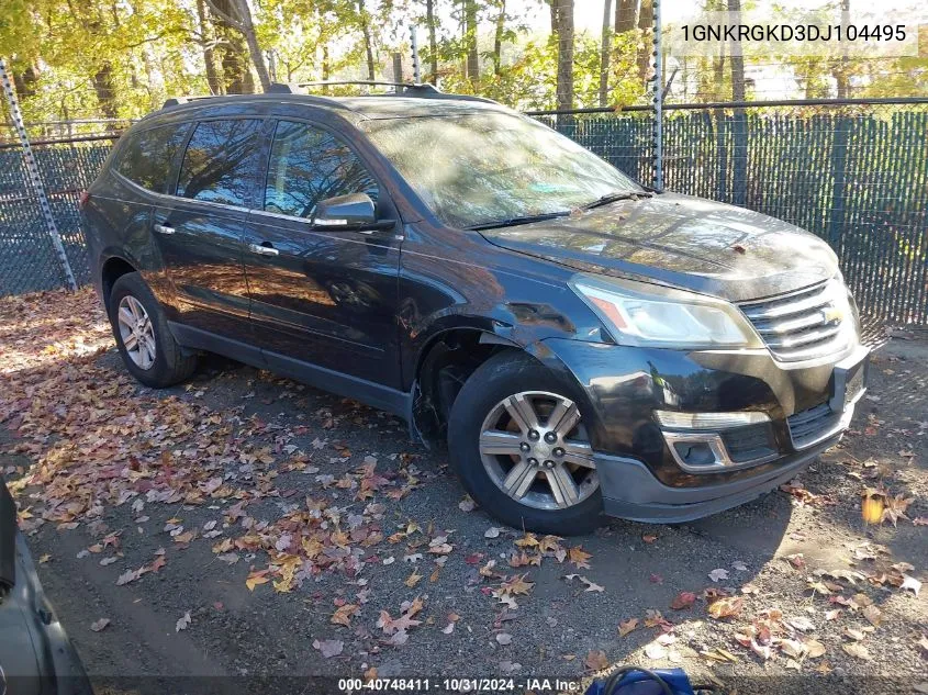 2013 Chevrolet Traverse 1Lt VIN: 1GNKRGKD3DJ104495 Lot: 40748411