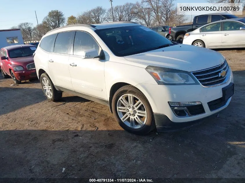 2013 Chevrolet Traverse 1Lt VIN: 1GNKVGKD6DJ100789 Lot: 40791334