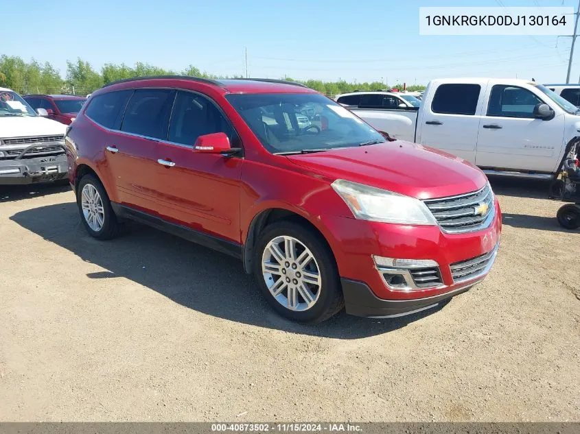 2013 Chevrolet Traverse 1Lt VIN: 1GNKRGKD0DJ130164 Lot: 40873502