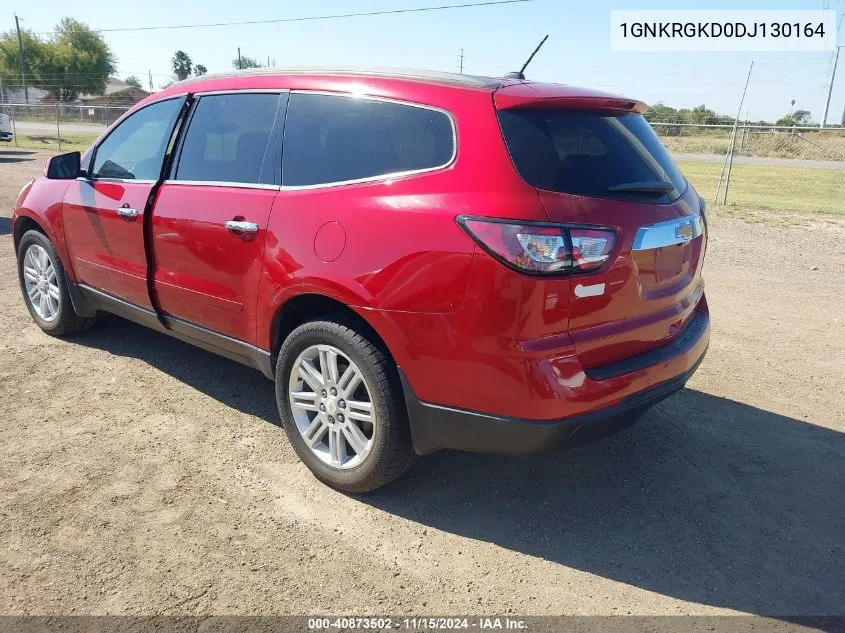 2013 Chevrolet Traverse 1Lt VIN: 1GNKRGKD0DJ130164 Lot: 40873502