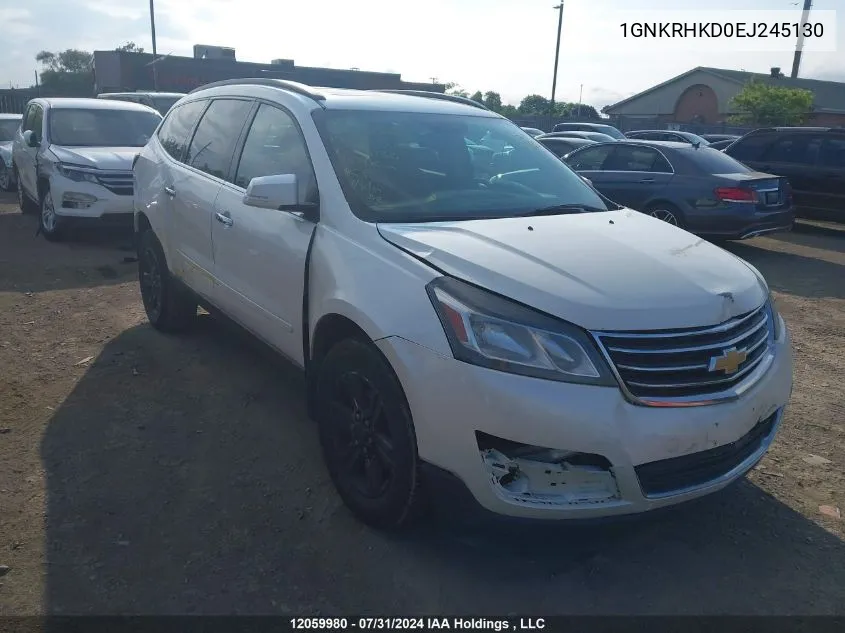 1GNKRHKD0EJ245130 2014 Chevrolet Traverse