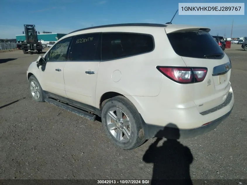 1GNKVHKD9EJ289767 2014 Chevrolet Traverse Lt