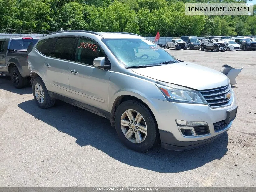 1GNKVHKD5EJ374461 2014 Chevrolet Traverse 2Lt