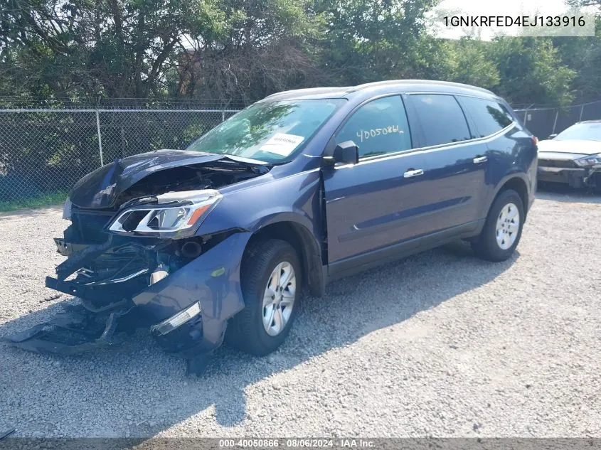 1GNKRFED4EJ133916 2014 Chevrolet Traverse Ls