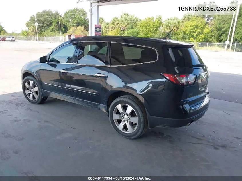 1GNKRJKDXEJ265733 2014 Chevrolet Traverse Ltz