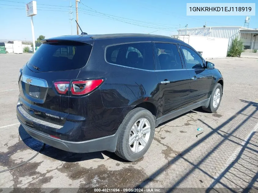 1GNKRHKD1EJ118919 2014 Chevrolet Traverse 2Lt